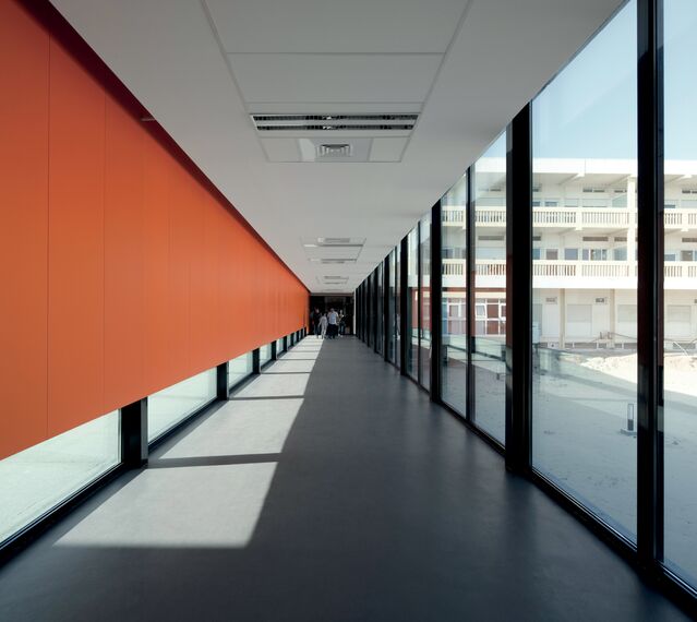 ConceptWall 50 Vliesgevels - Hospital Emergency Unit gelegen in Figueira da Foz, Portugal