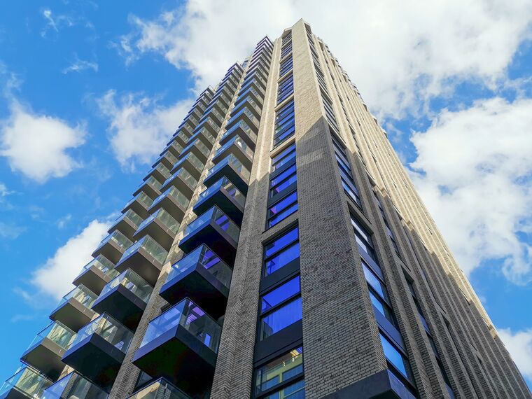 ConceptWall 50 Vliesgevels - Appartementencomplex Onyx toren: Woontoren met internationale allure gelegen in Eindhoven, Nederland